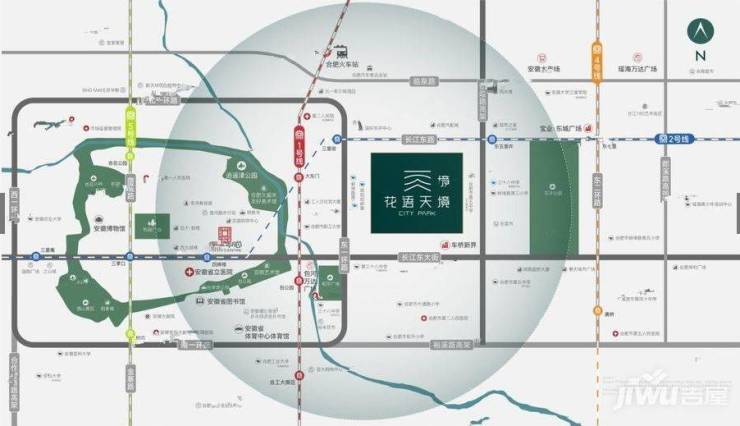 【合肥商品房成交查询-2026年楼盘详情】合肥中国铁建花语天境项目户型图-学区(图1)